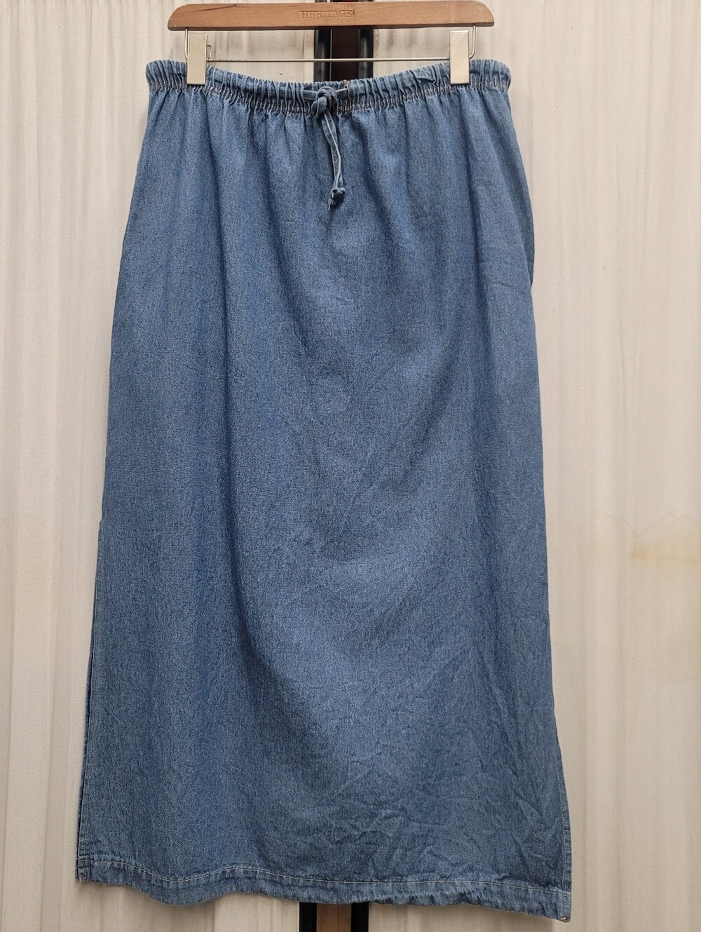 Denim Maxi Skirt